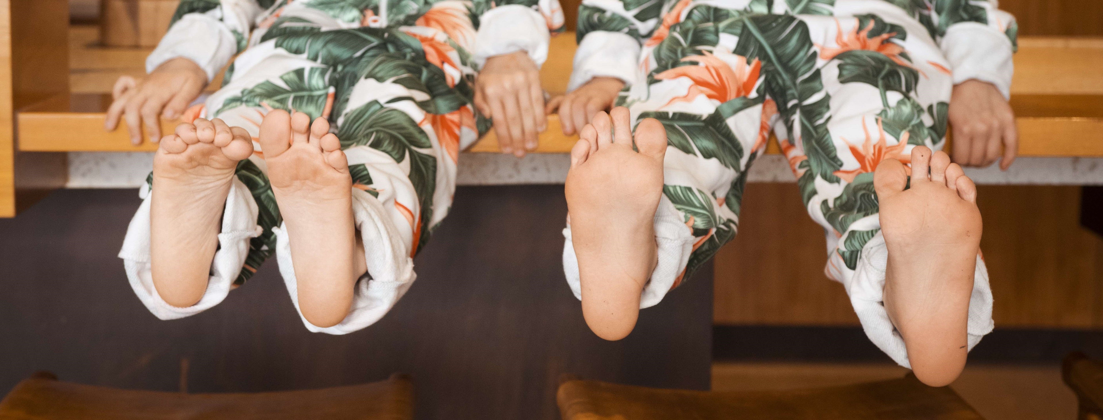 Child's feet representing detox foot patch use and gentle body detox support