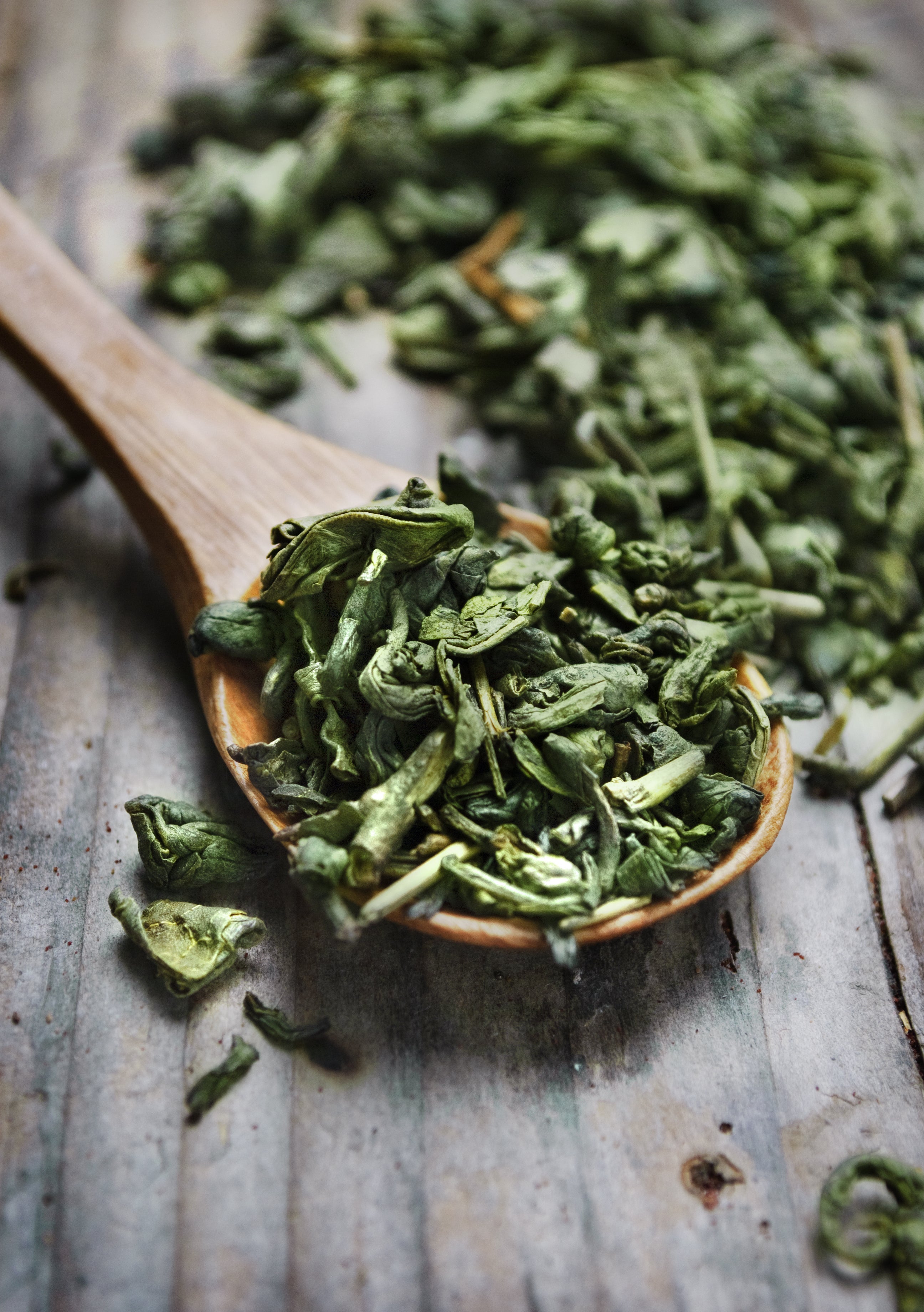 Natural ingredients that support liver detox and healthy elimination including herbal tea and whole foods