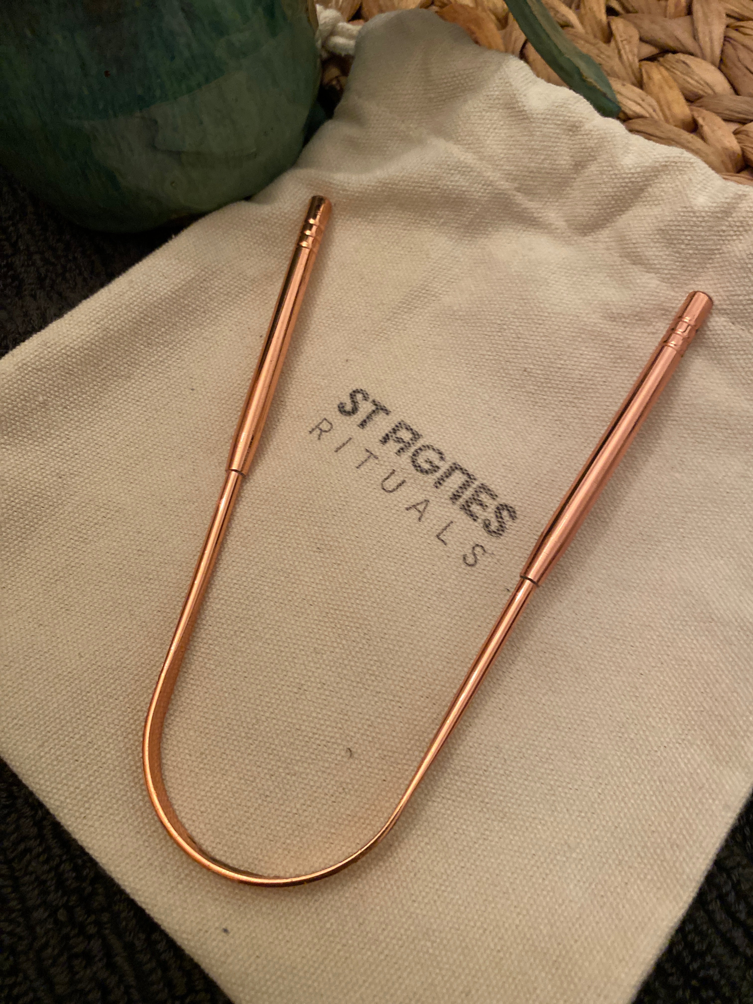 Detoxing Copper Tongue Scraper