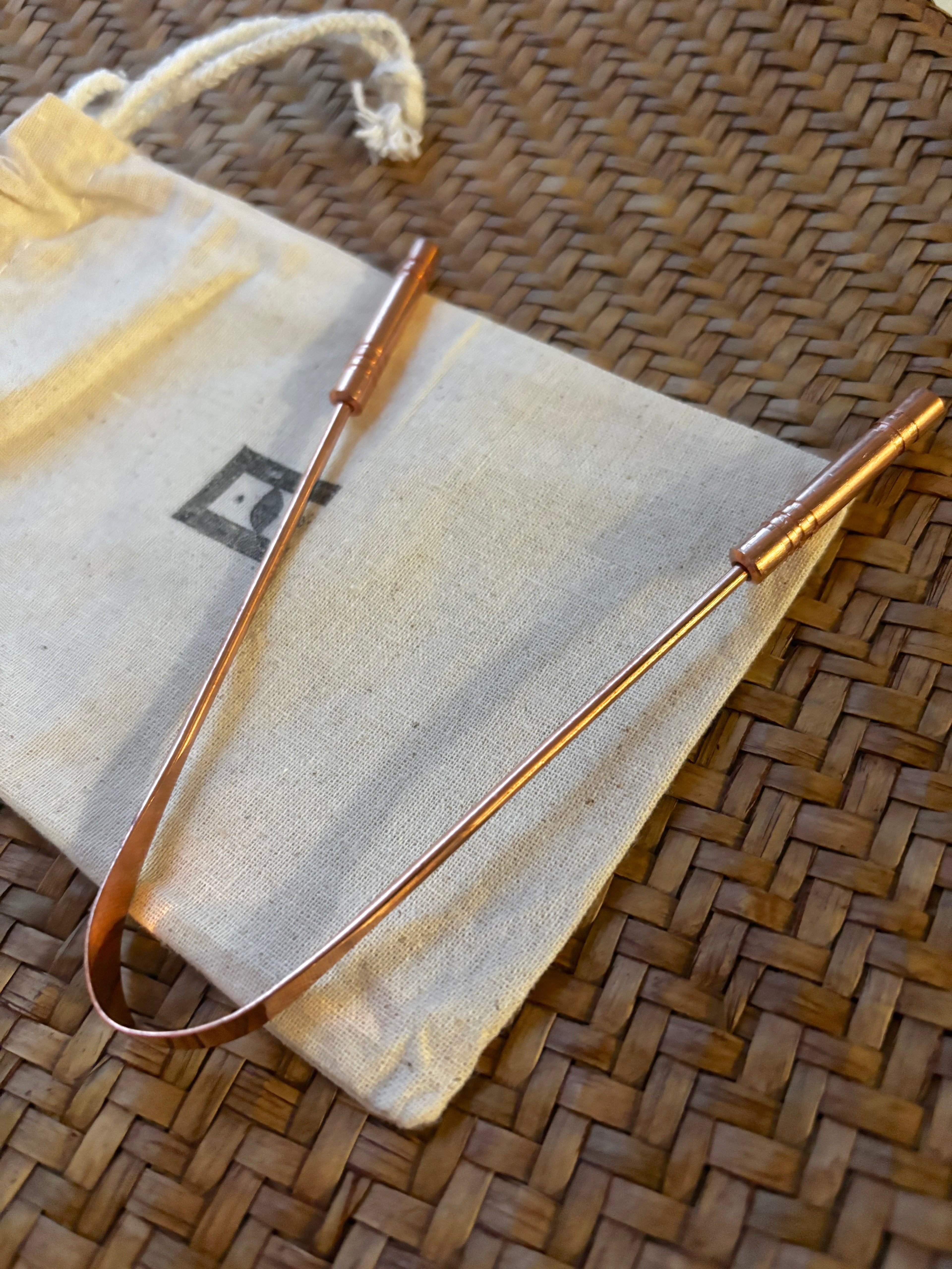 Detoxing Copper Tongue Scraper