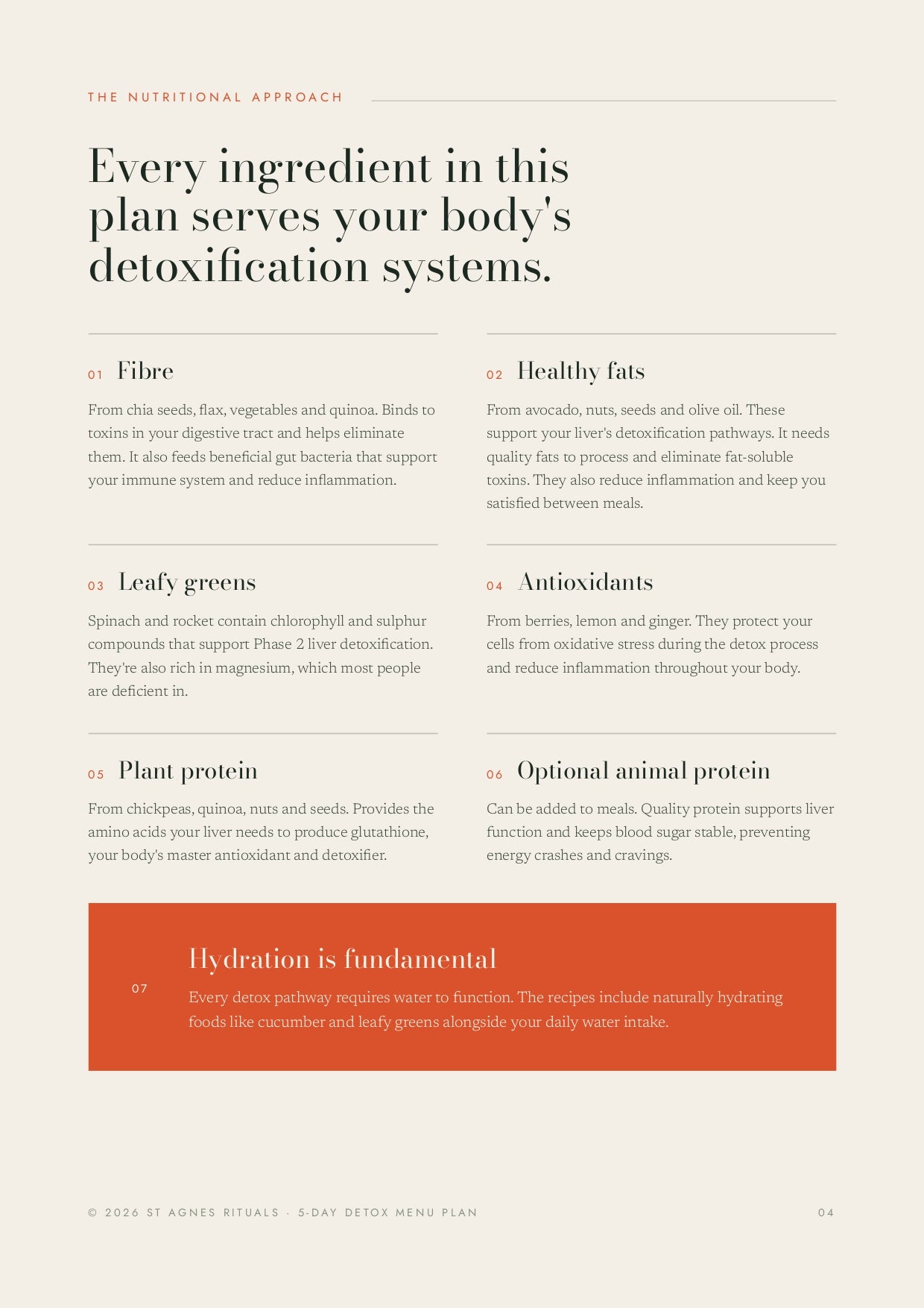 5-Day Detox Menu